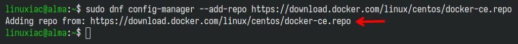 Adding the official Docker repository.