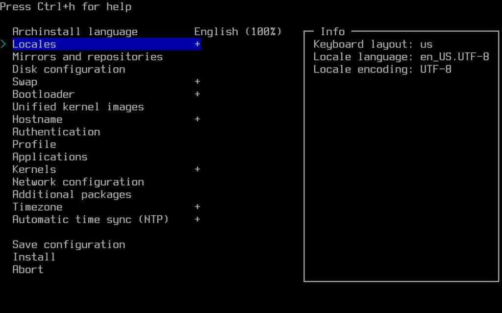 Archinstall 3.0.9 - a guided/automated Arch Linux installer.