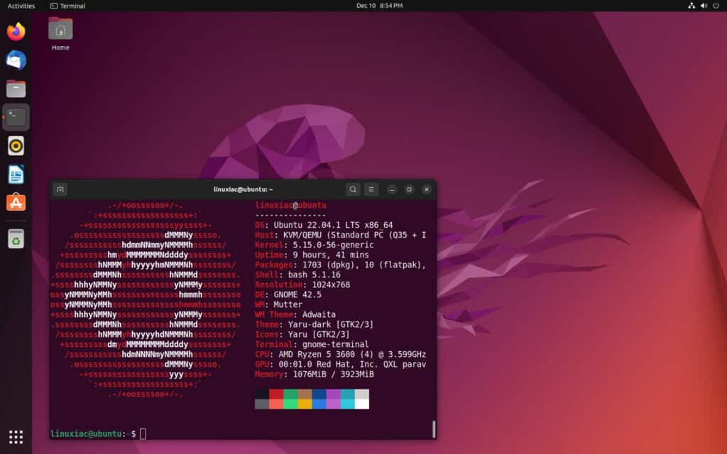 Ubuntu 22.04 LTS