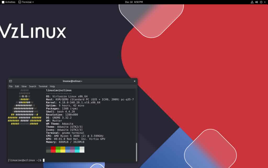 VzLinux 8