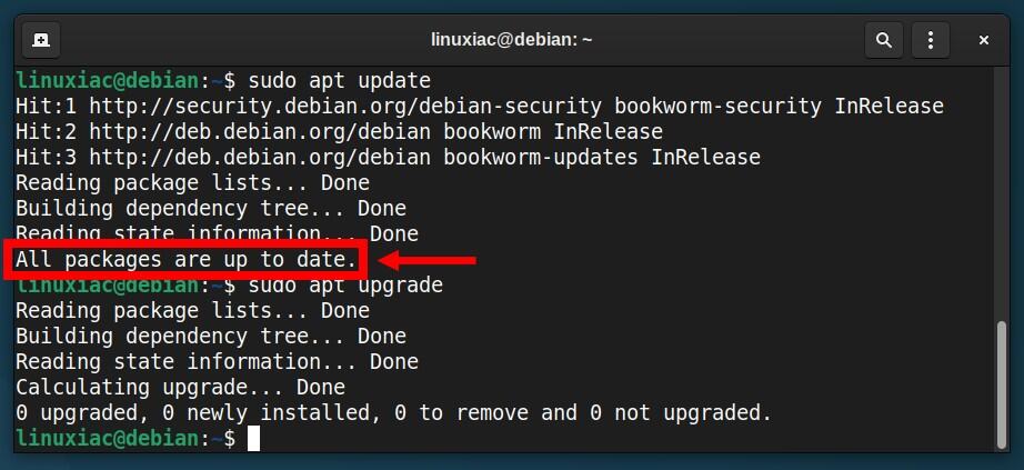 Ensure your current Debian Stable system is fully updated.