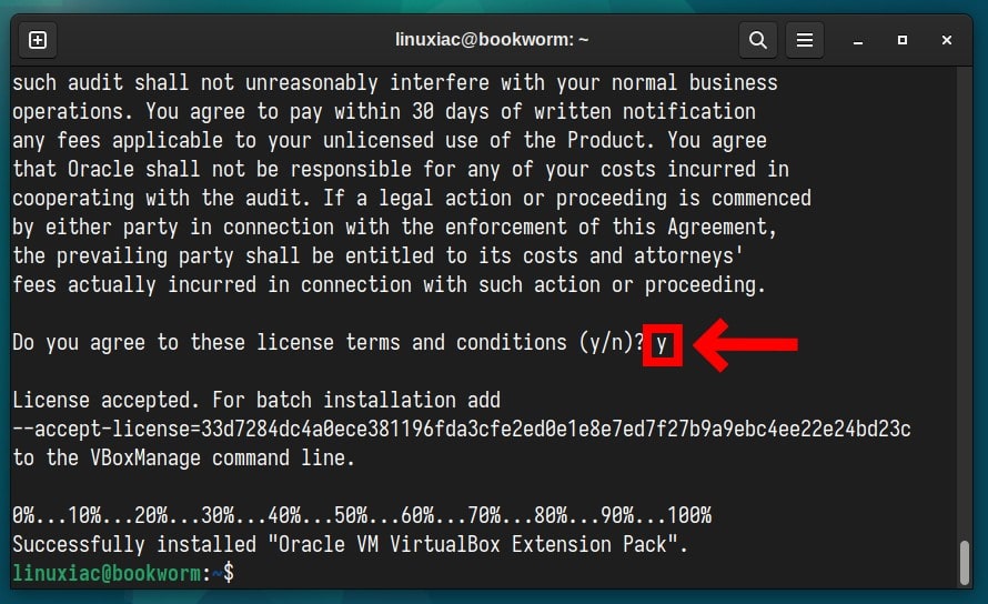 Install VirtualBox Extension Pack.