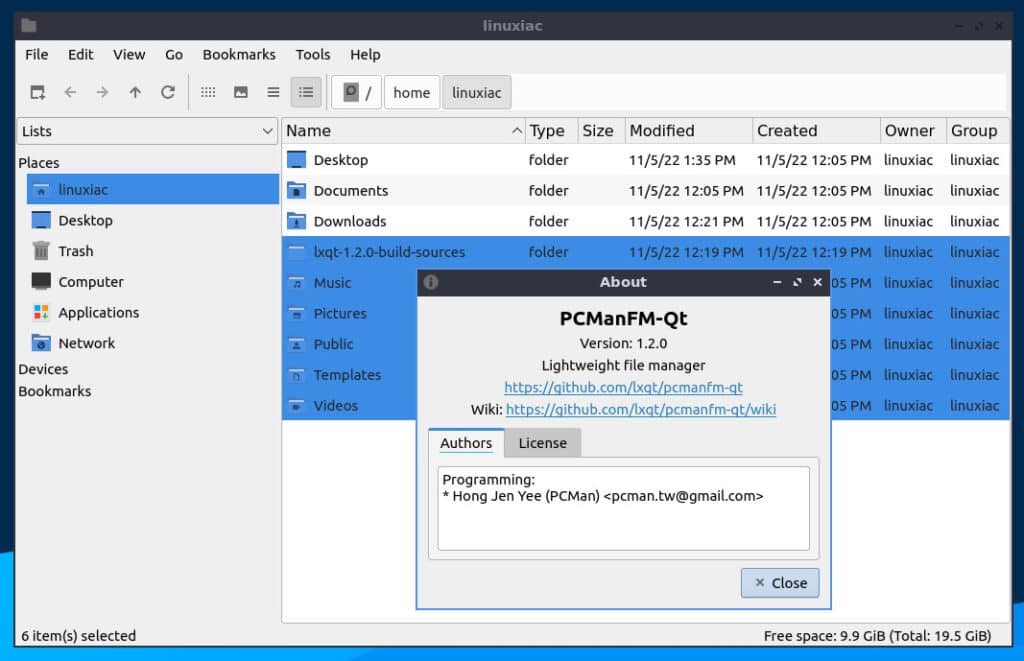 PCManFM File Manager