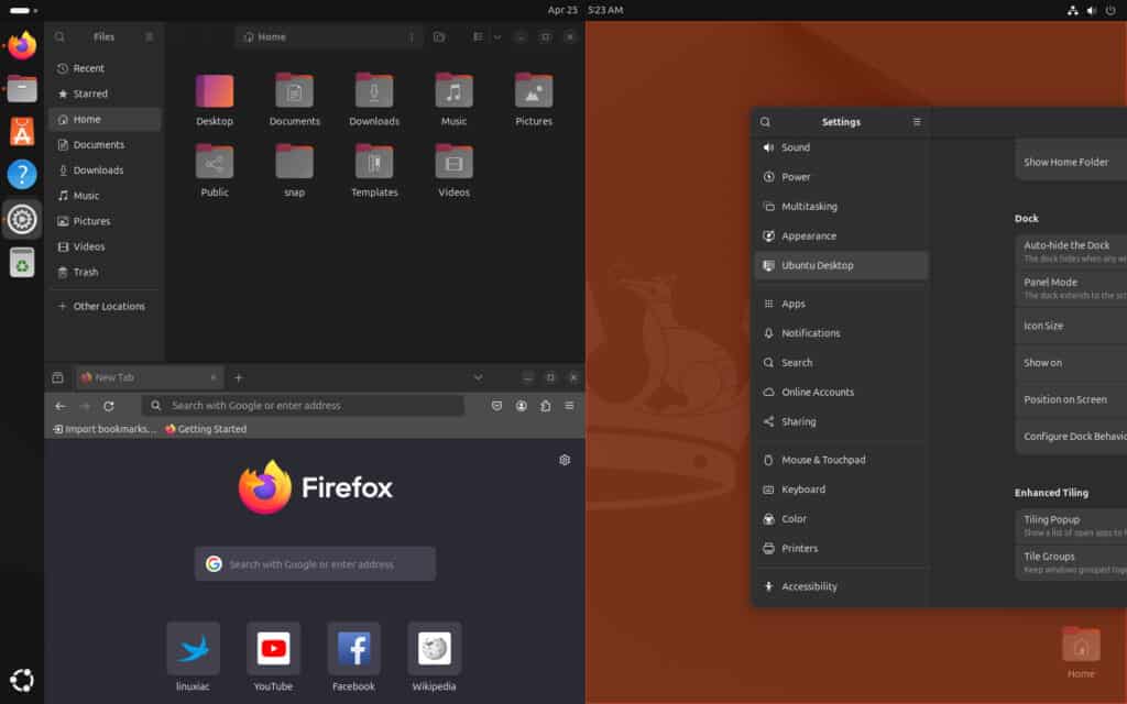Ubuntu 24.04 now supports quarter-tiling.