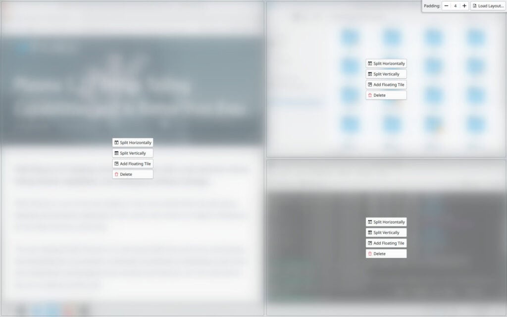 Create custom tile layouts.