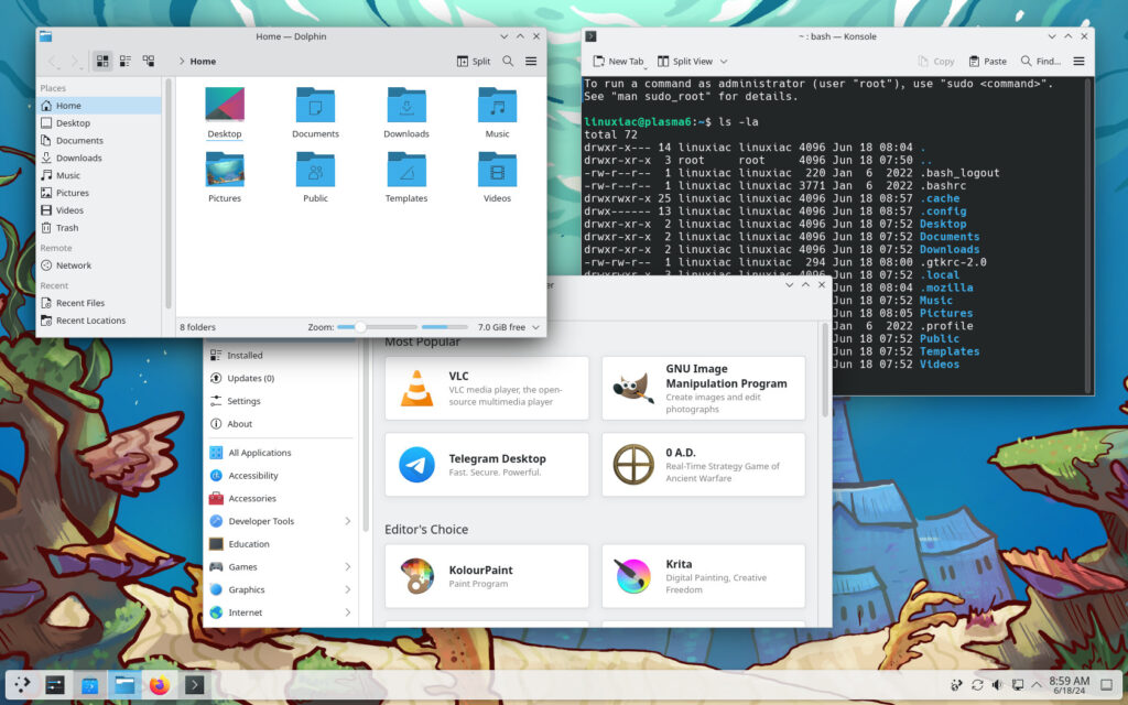 Plasma 6.1 persistent apps