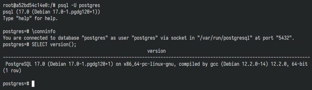 PostgreSQL 17