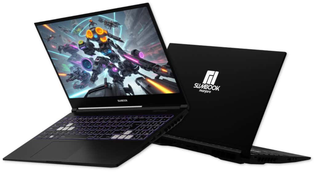 Slimbook Manjaro laptop.