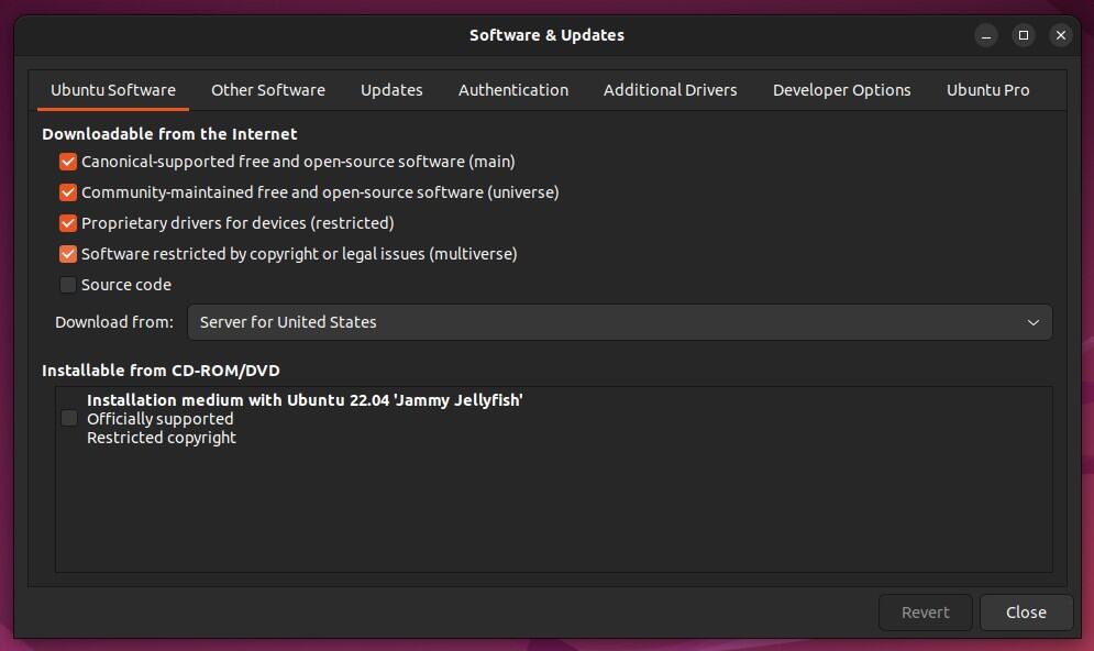 Ubuntu Software Repositories
