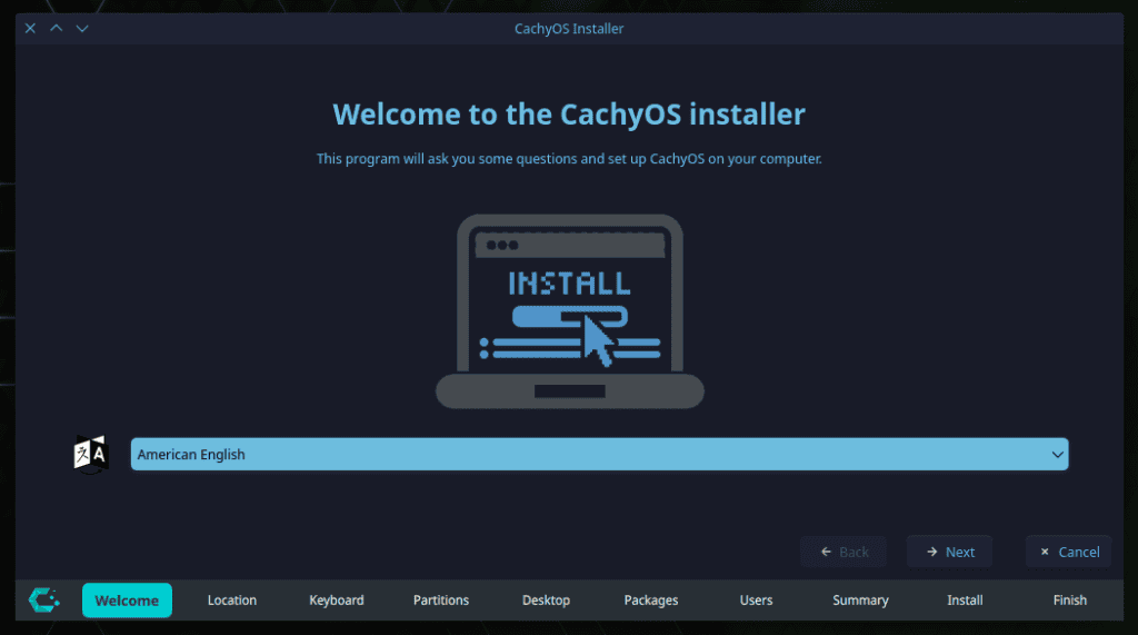 Calamares installer