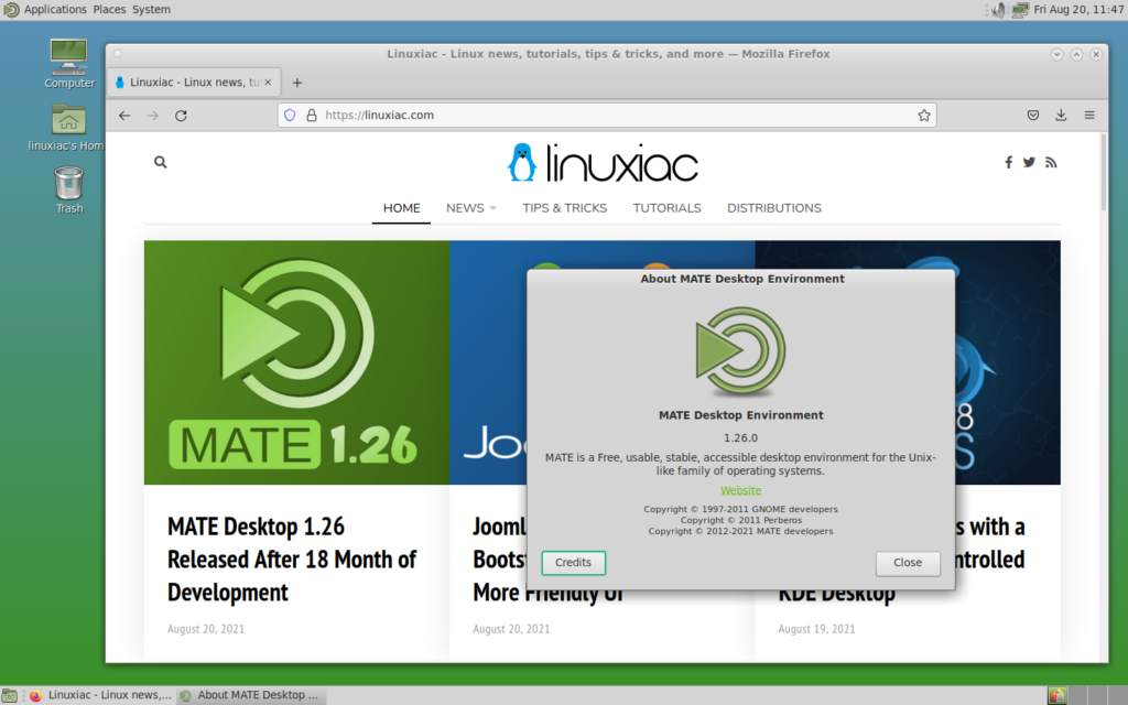 MATE Desktop 1.26