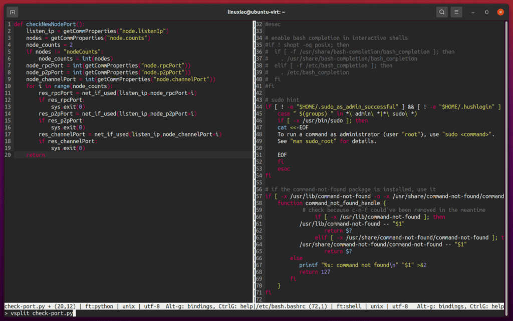Micro Text Editor on Linux