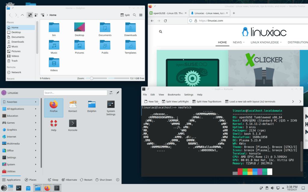 openSUSE Tumbleweed Desktop